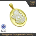 Excellent Quality 2015 New Design Custom Made Gold Plated Pendants Stainless Steel Wholesale